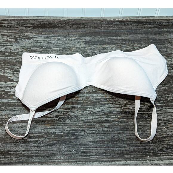 Nautica Intimates Women's Pink Adjustable Straps Back Closure Bra Size 36 B - Picture 2 of 4